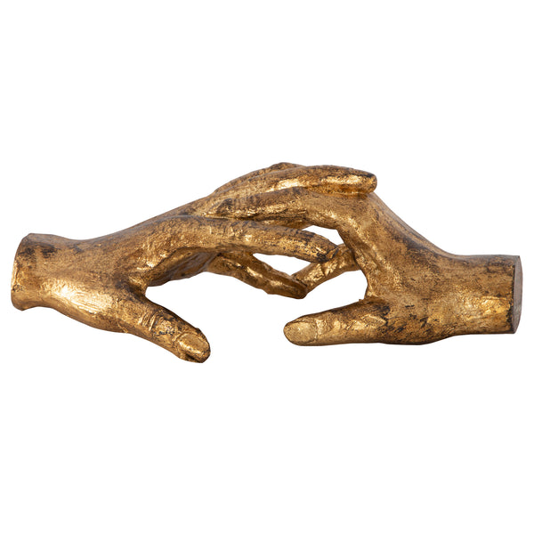 Uttermost Hold My Hand Gold Sculpture