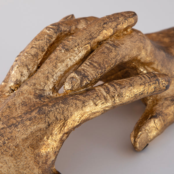 Uttermost Hold My Hand Gold Sculpture