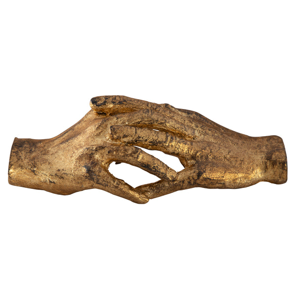 Uttermost Hold My Hand Gold Sculpture