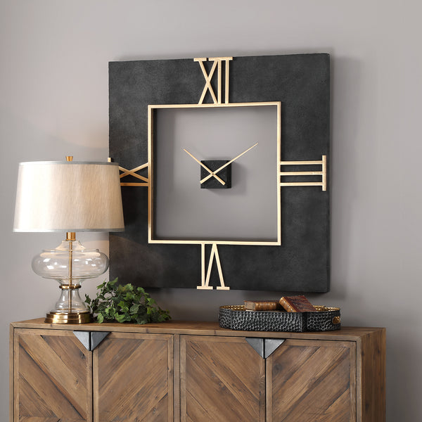 Uttermost Mudita Square Wall Clock