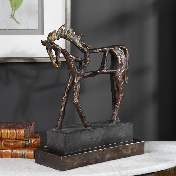 Uttermost Titan Horse Sculpture