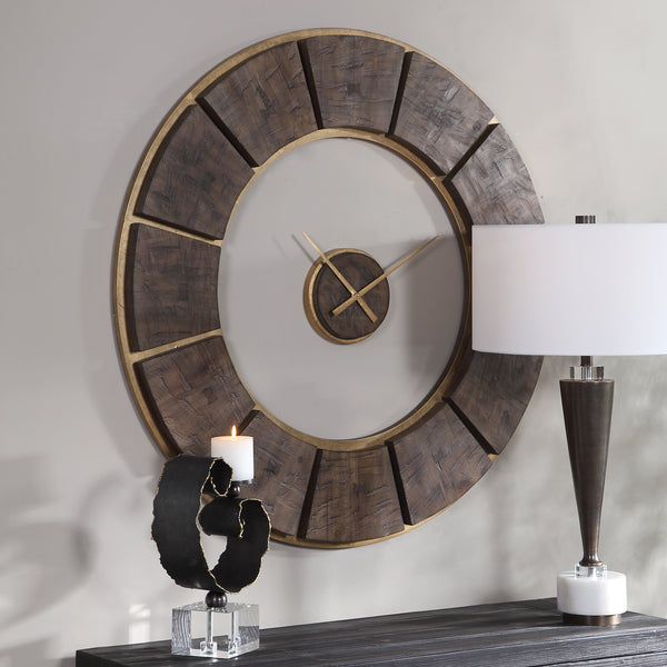 Uttermost Kerensa Wooden Wall Clock