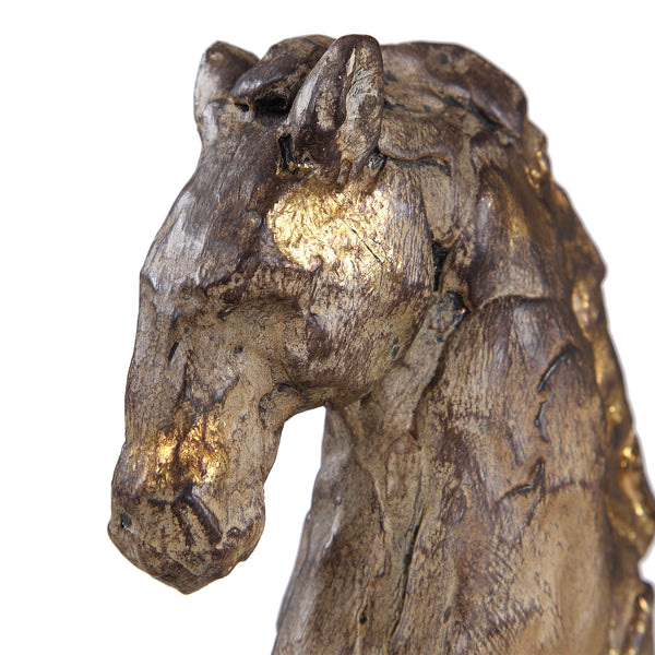 Uttermost Caballo Dorado Horse Sculpture