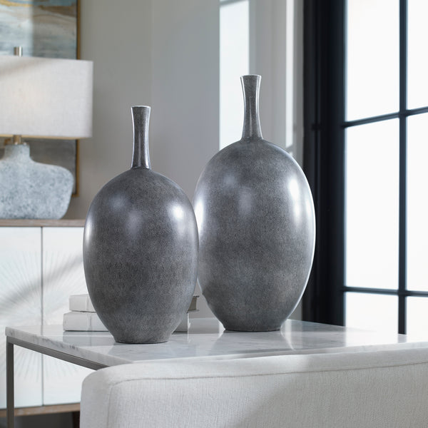 Uttermost Riordan Modern Vases, S/2