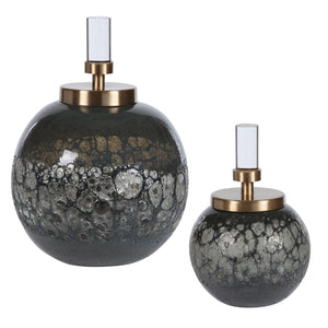 Uttermost Cessair Art Glass Bottles, S/2