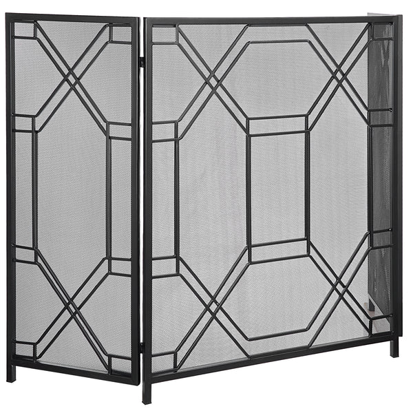 Uttermost Rosen Geometric Fireplace Screen