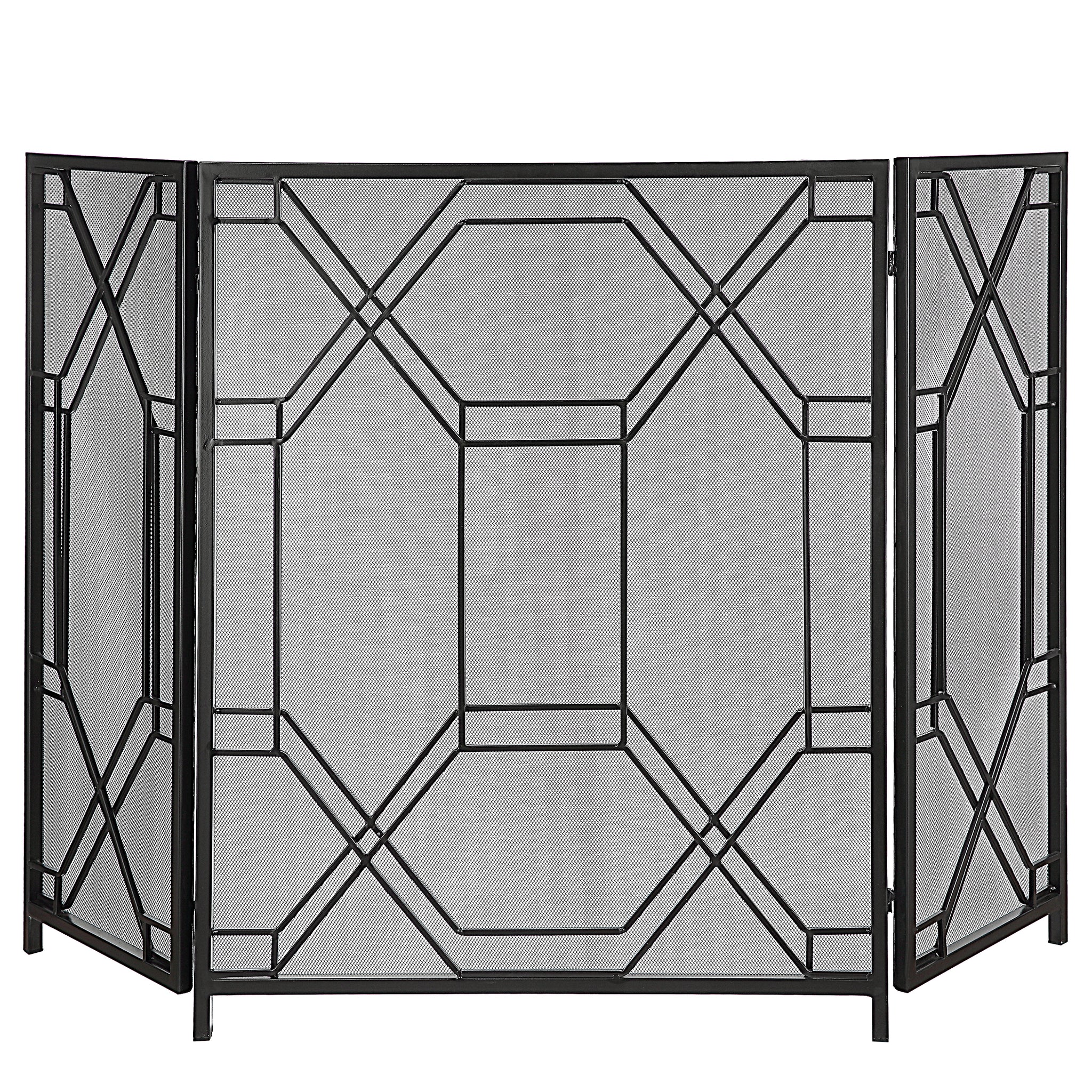 Uttermost Rosen Geometric Fireplace Screen