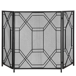 Uttermost Rosen Geometric Fireplace Screen