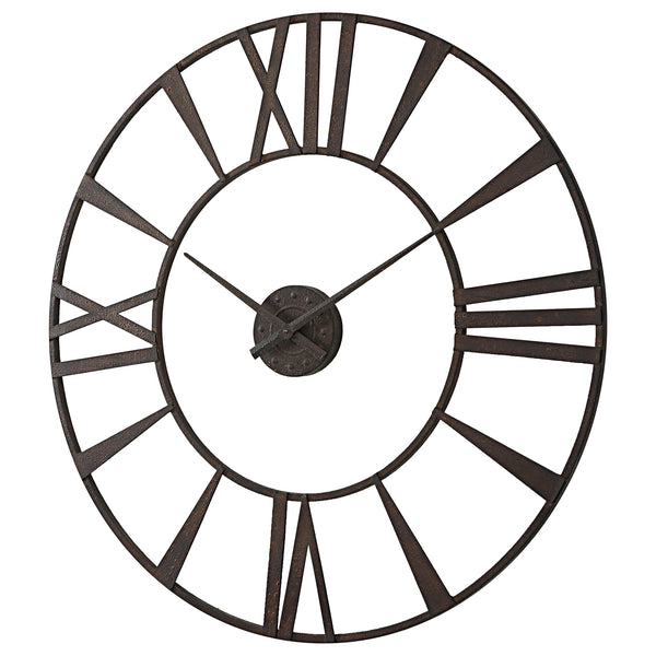 Uttermost Storehouse Rustic Wall Clock