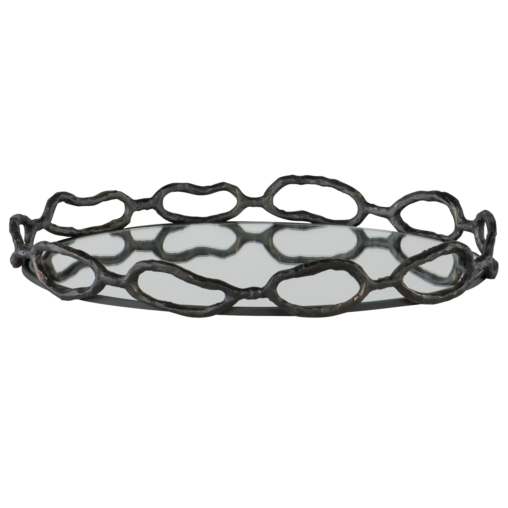 Uttermost Cable Black Chain Tray