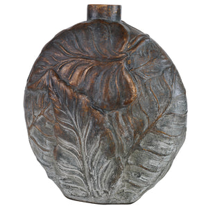 Uttermost Palm Aged Patina Paradise Vase