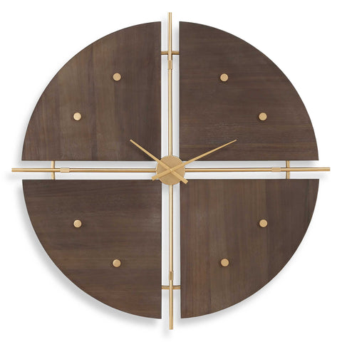 Uttermost Walnut Elegance Wall Clock