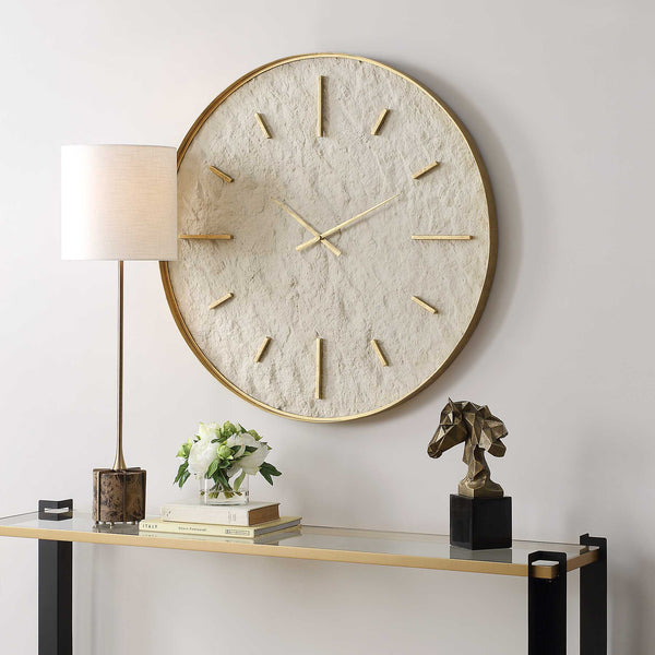 Uttermost Stone Serenity Wall Clock