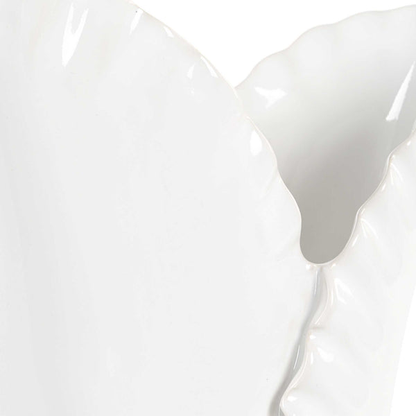 Uttermost Leafscape White Vases Set/2