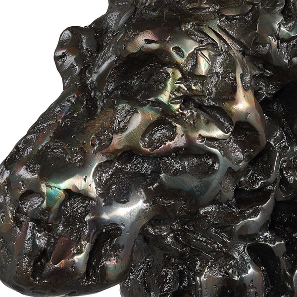 Uttermost Moose Bust Bronze Sculpture