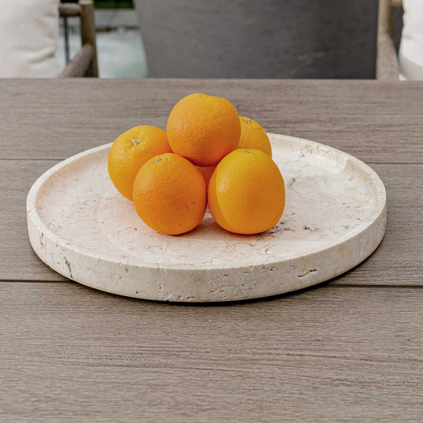 Uttermost Travessa Outdoor Round Stone Tray