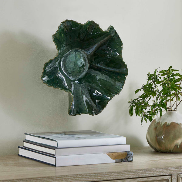 Uttermost Verdant Bloom Emerald Outdoor Bowl