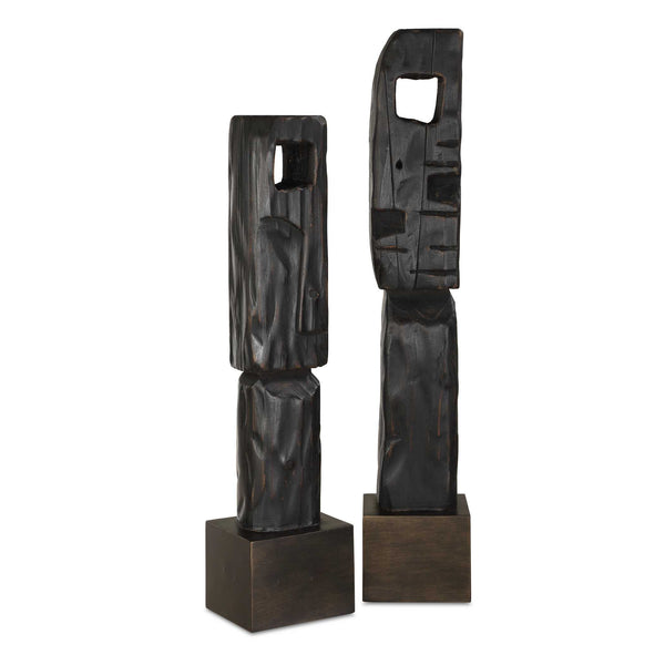 Uttermost Cipher Black Wood Totems Set/2