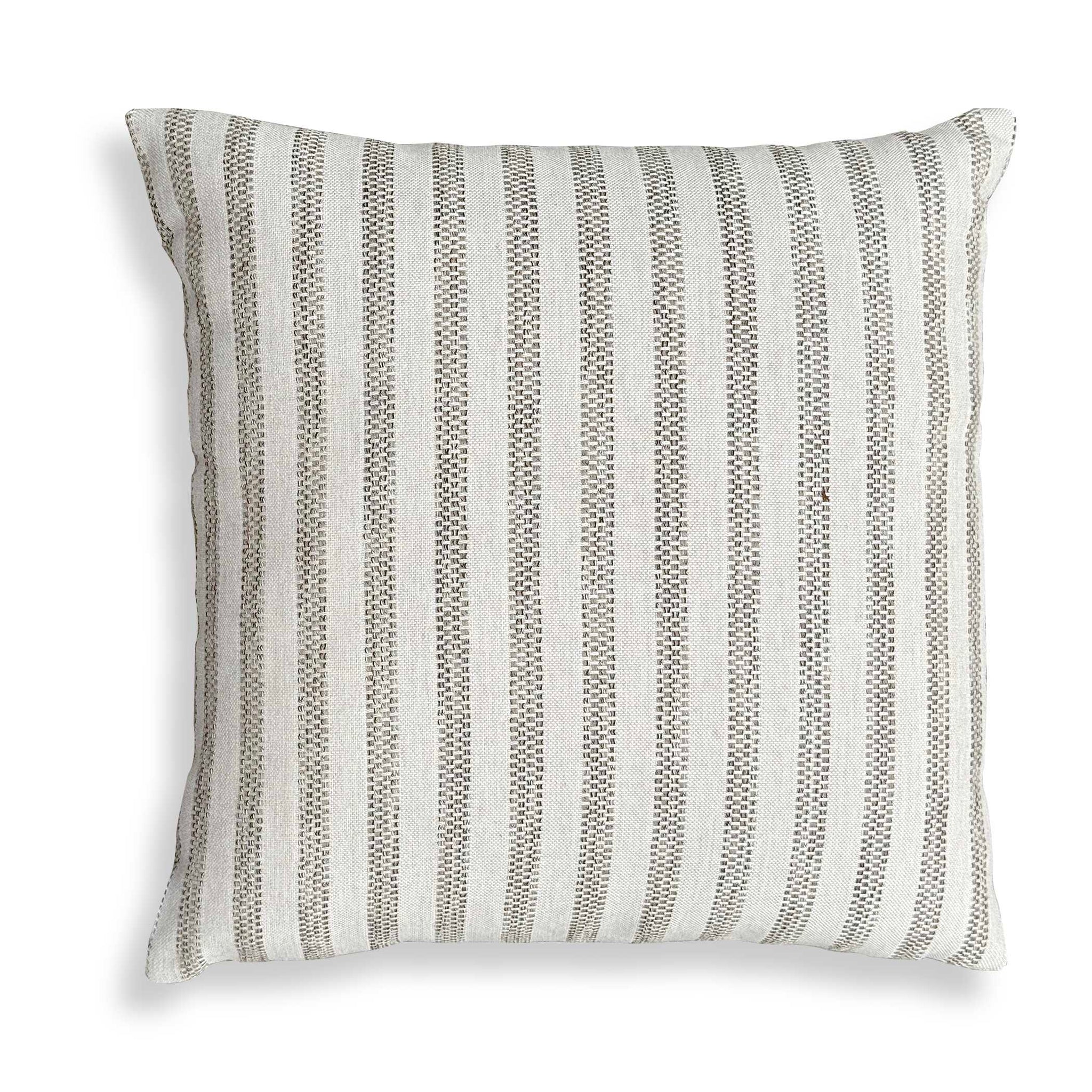 Uttermost Basket Stripe Rattan Outdoor Pillow
