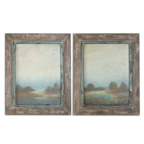 Uttermost Morning Vistas Framed Art, S/2