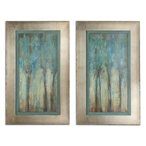 Uttermost Whispering Wind Framed Art, S/2