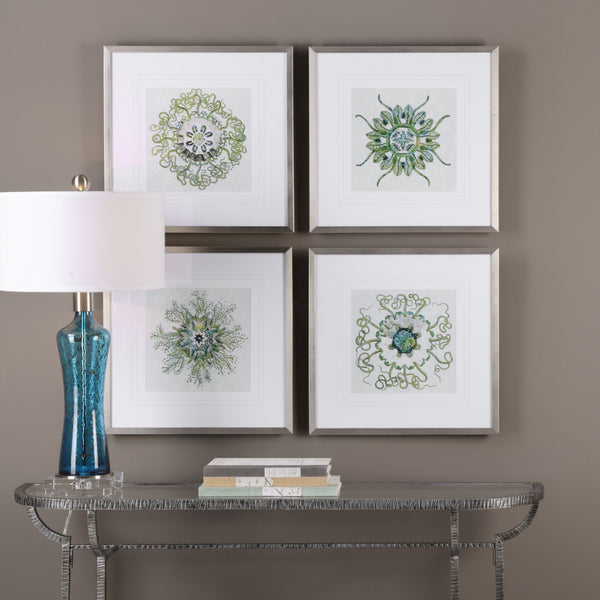 Uttermost Organic Symbols Print Art S/4