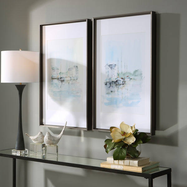 Uttermost New England Port Framed Prints, S/2