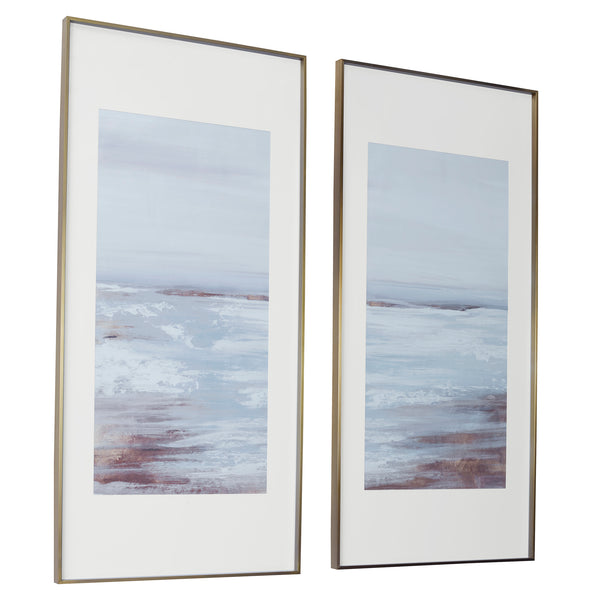 Uttermost Coastline Framed Prints, S/2