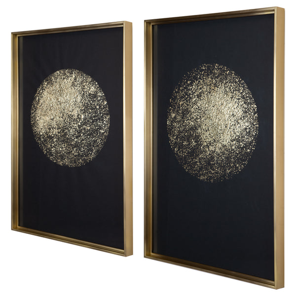 Uttermost Gold Rondure Framed Prints, S/2