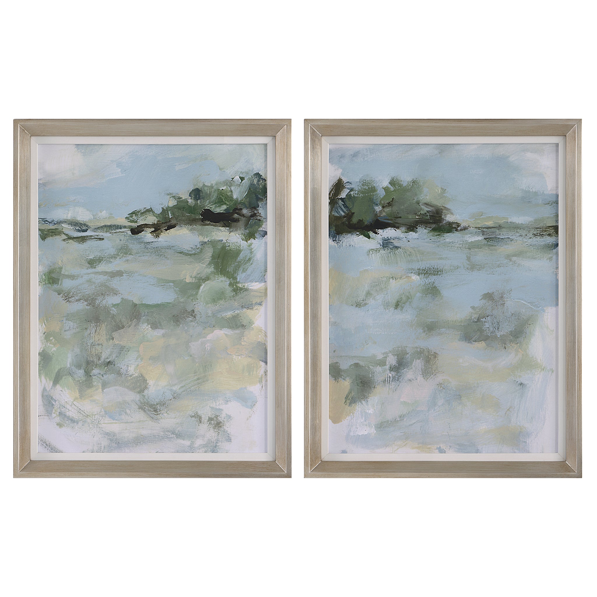 Uttermost Far Away View Framed Prints, Set/2