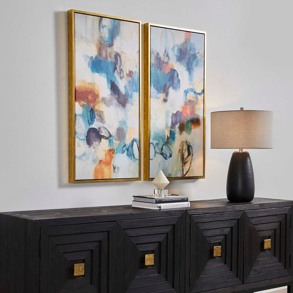 Uttermost Casual Moments Framed Abstract Art Set/2