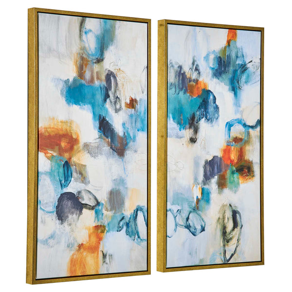 Uttermost Casual Moments Framed Abstract Art Set/2