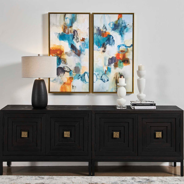 Uttermost Casual Moments Framed Abstract Art Set/2