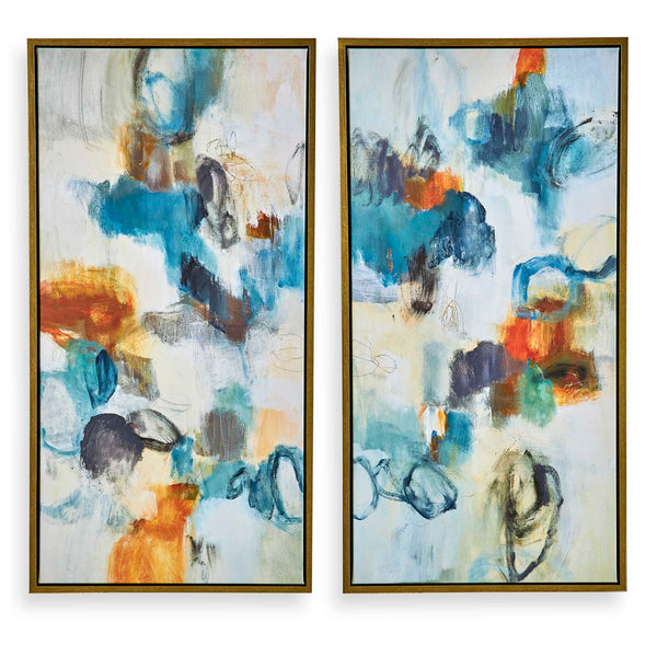 Uttermost Casual Moments Framed Abstract Art Set/2