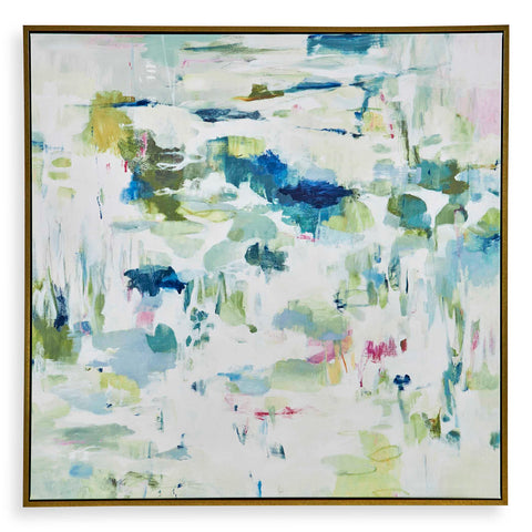 Uttermost Abstract Reflections Framed Canvas