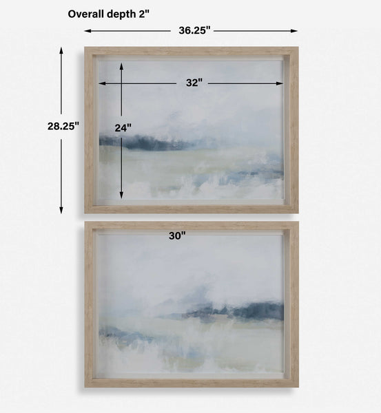 Uttermost Breezy Vista Framed Prints Set/2