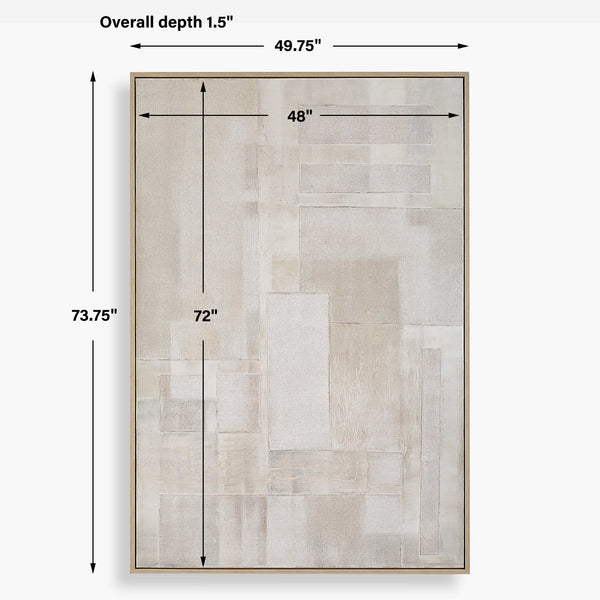 Uttermost Erase Canvas Abstract Art