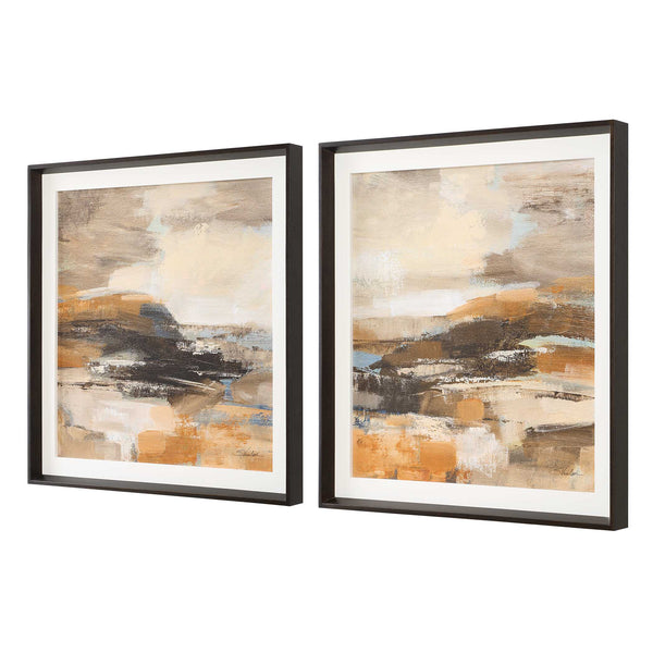 Uttermost Cinnamon Shore Framed Prints Set/2