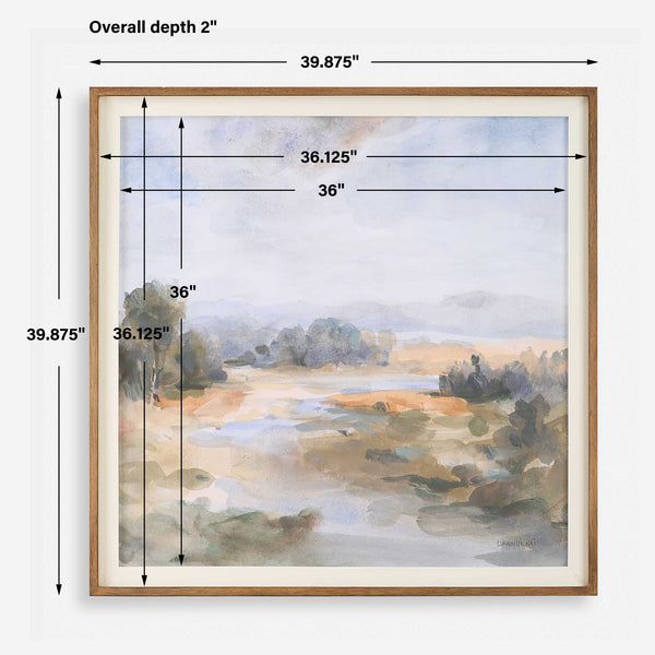 Uttermost River Afternoon Landscape Print