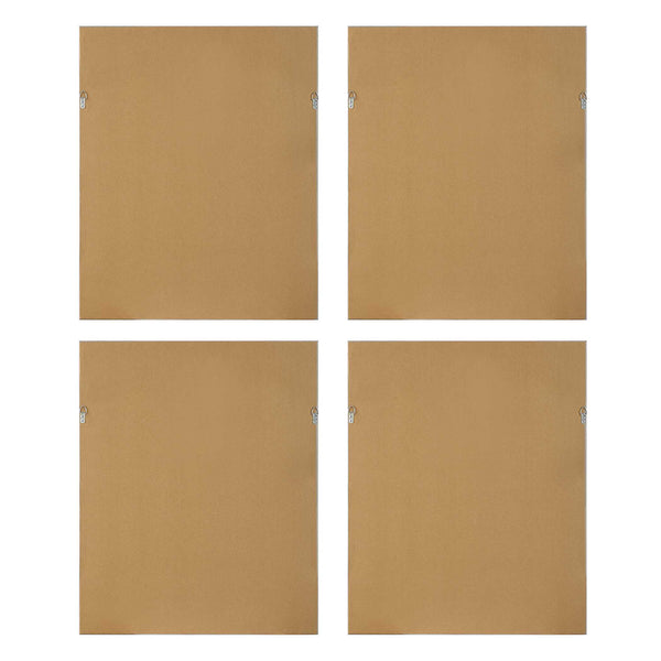 Uttermost Shibori Coral Framed Prints Set/4