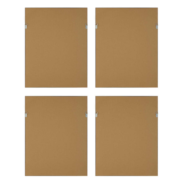 Uttermost Florals On Black Framed Prints Set/4