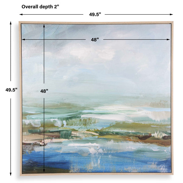 Uttermost Lush Valley Framed Canvas