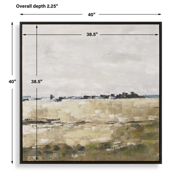 Uttermost Fragment Hand Painted Landscape Art