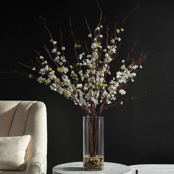 Uttermost Quince Blossoms Silk Centerpiece