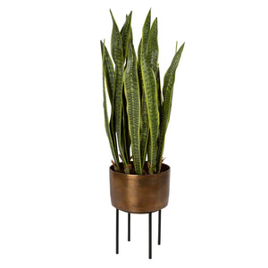 Uttermost Fasita Brass Planter 2 Cartons