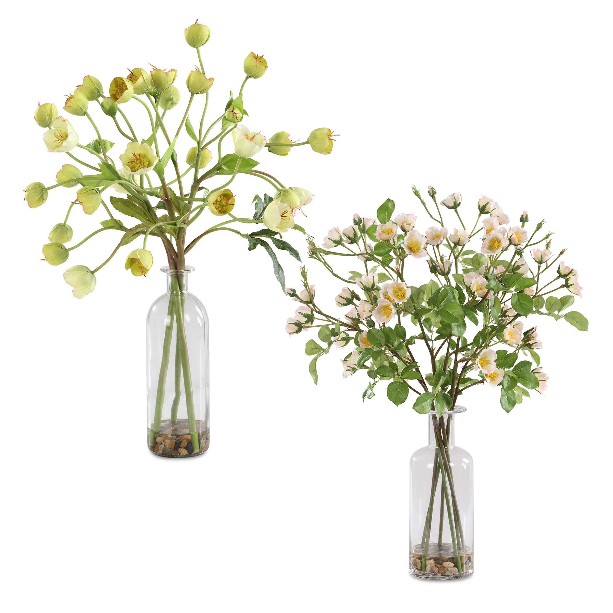 Uttermost Tranquility Lenten Rose Bouquets Set/2