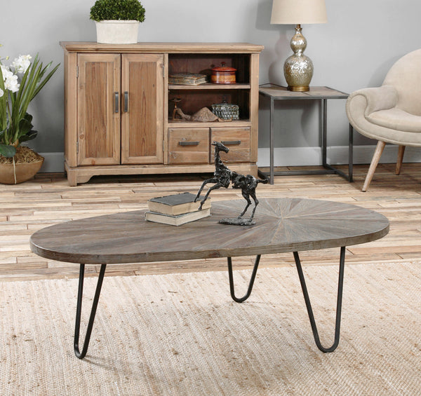 Uttermost Leveni Wooden Coffee Table