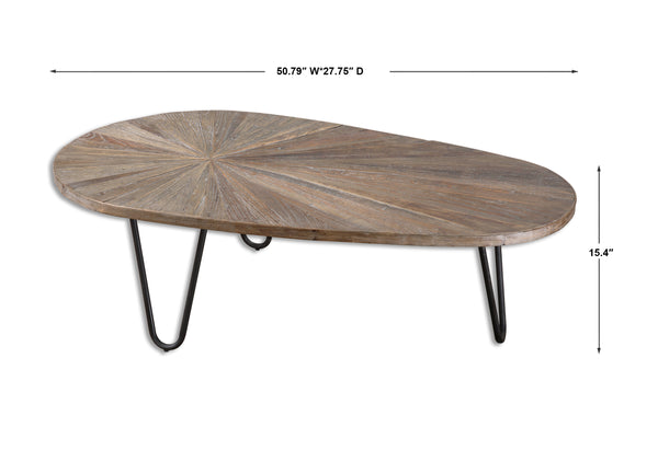 Uttermost Leveni Wooden Coffee Table