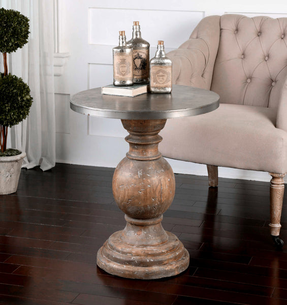 Uttermost Blythe Wooden SideTable