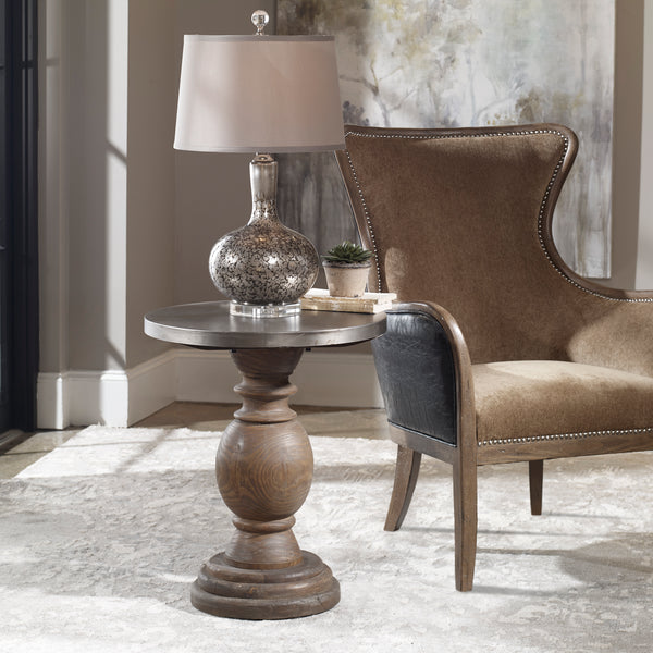 Uttermost Blythe Wooden SideTable